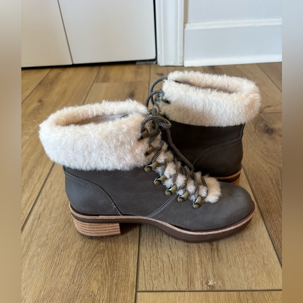 Kork-ease Winslet Boot Size 7 Charcoal Grey - worn once